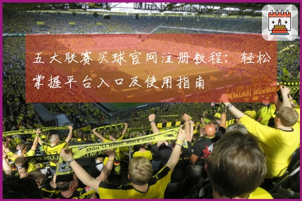 五大联赛买球官网注册教程：轻松掌握平台入口及使用指南