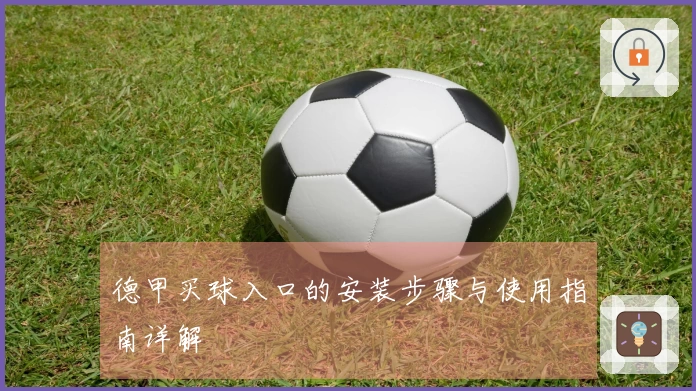 德甲买球入口的安装步骤与使用指南详解